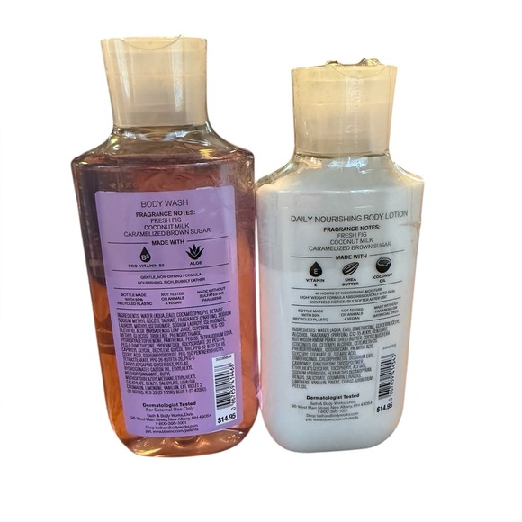 Bath & Body Works Brown Sugar & Fig Body Wash and Lotion Set - Picture 2 of 4
